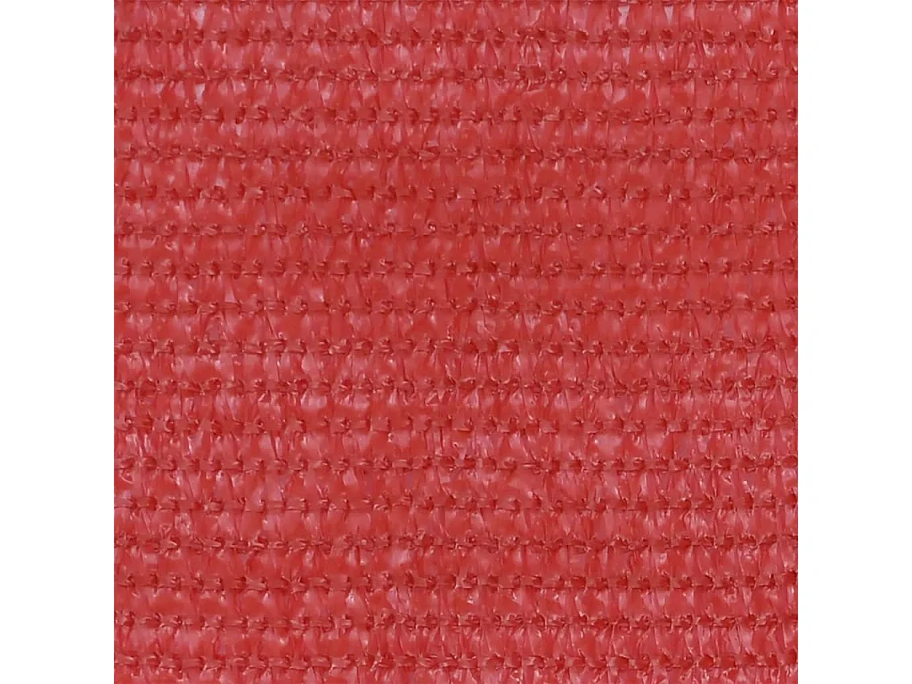 Toldo para balcón HDPE rojo 120x500 cm ES668558