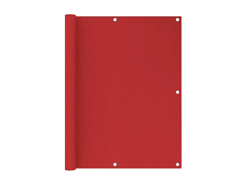Brise vue - Écran de balcon Rouge 120x500 cm PEHD FR926366