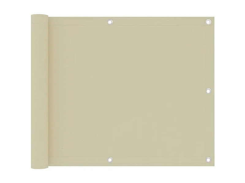 Tela de varanda 75x500 cm tecido Oxford creme PT182809
