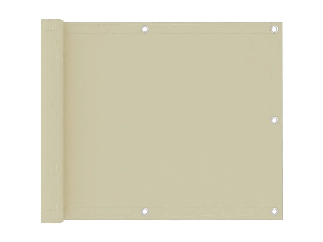 Tela de varanda 75x500 cm tecido Oxford creme PT182809