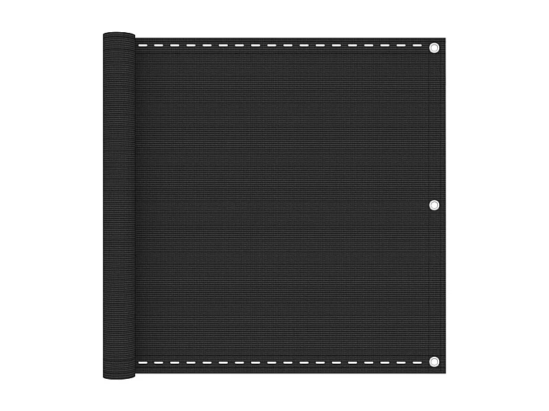 Toldo para balcón HDPE 90x600 cm gris antracita ES727076