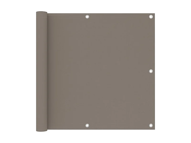 Brise vue - Écran de balcon Taupe 90x300 cm Tissu Oxford FR284058