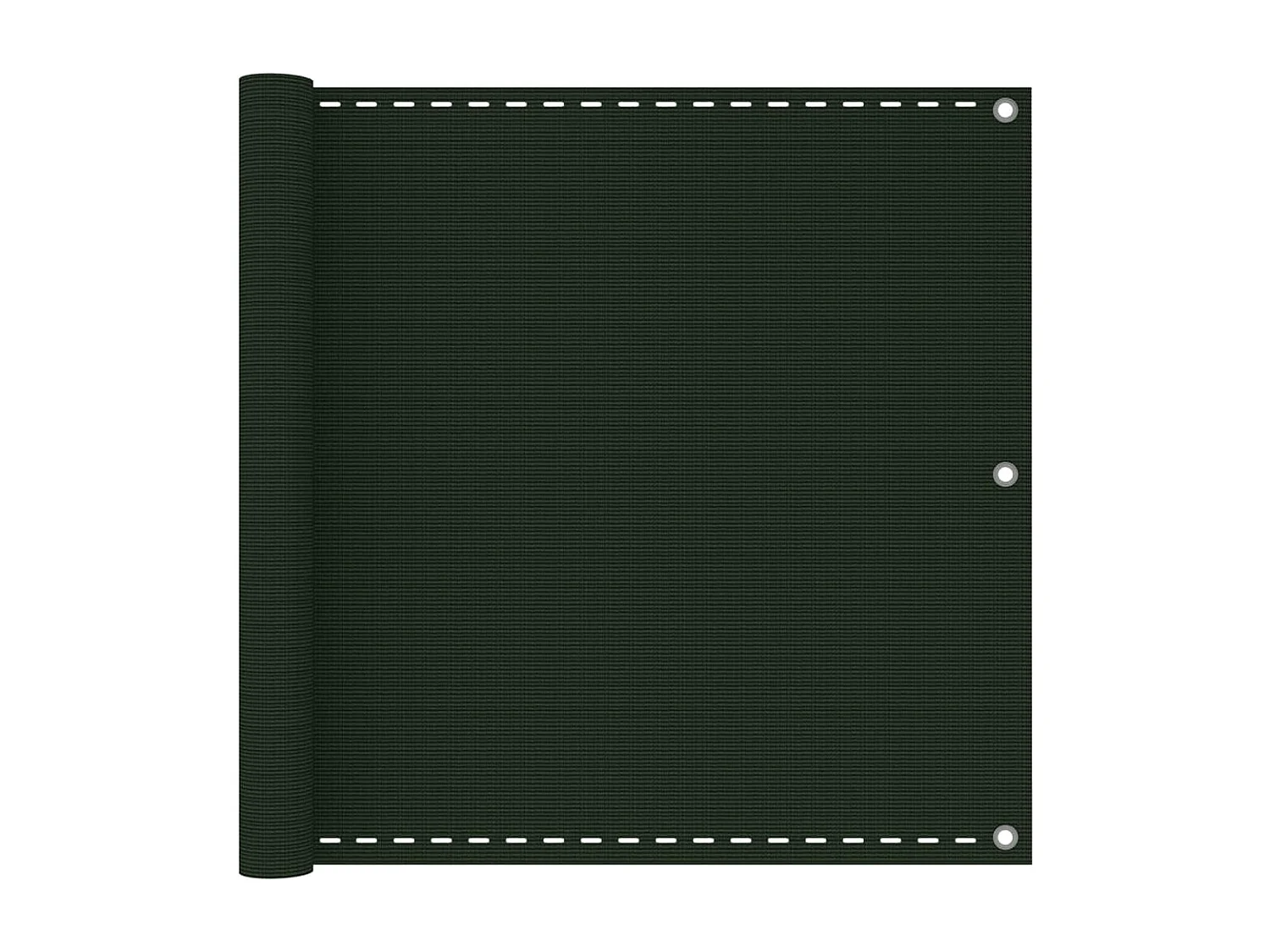 Balkonscherm 90x600 cm HDPE donkergroen BE211177