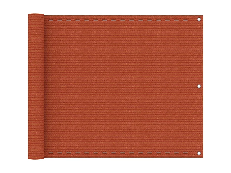 Brise vue - Écran de balcon Orange 75x300 cm PEHD FR206897