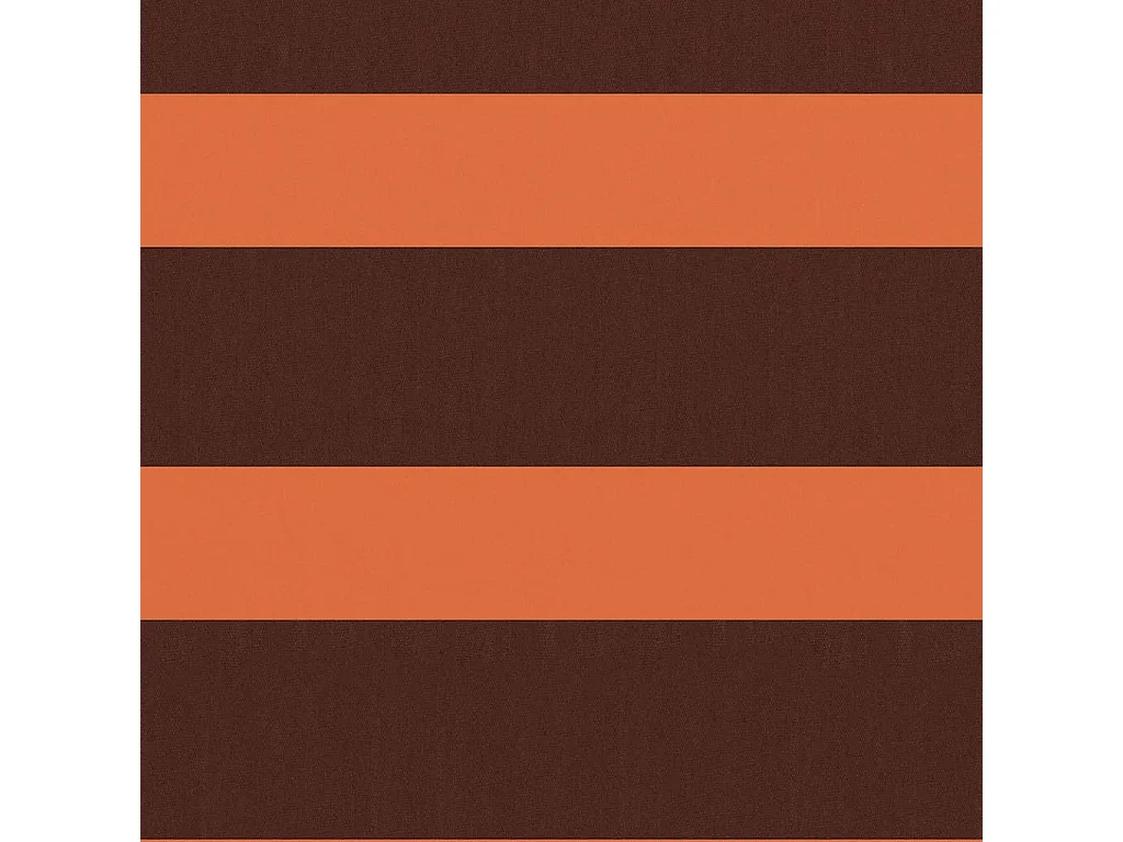 Tela de varanda 120x600 cm tecido Oxford laranja e castanho PT269149