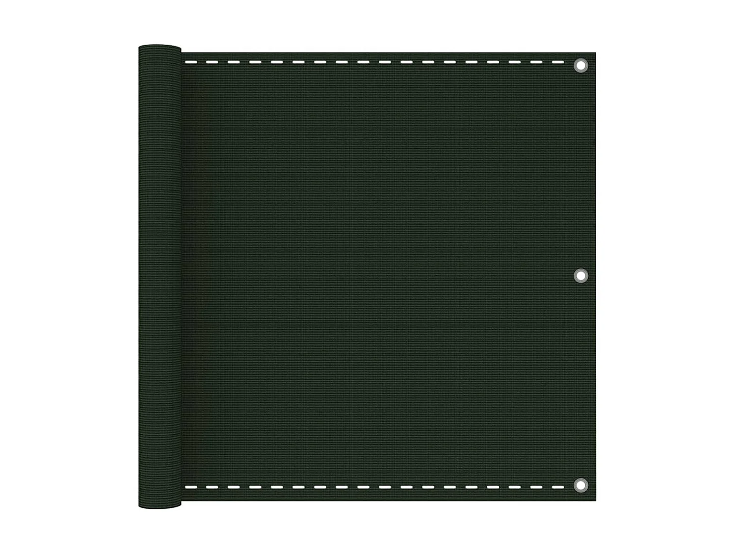 Brise vue - Écran de balcon Vert foncé 90x400 cm PEHD FR569921
