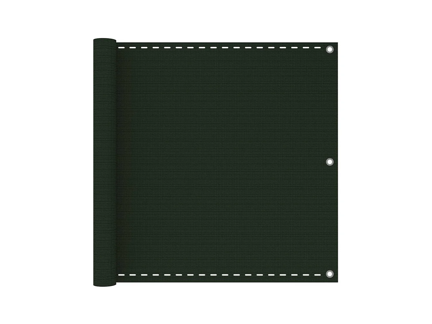 Brise vue - Écran de balcon Vert foncé 90x400 cm PEHD FR569921
