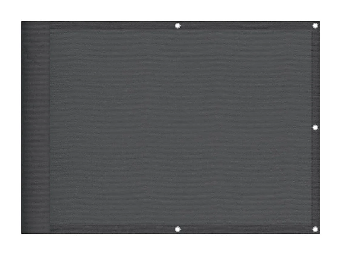Brise vue - Écran de balcon anthracite 75x700 cm 100% polyester oxford FR102863