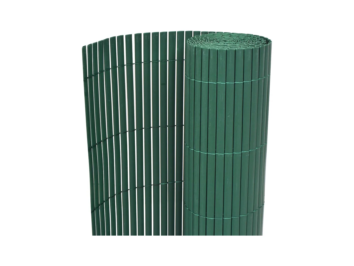 Clôture de jardin Double face PVC 90 x 500 cm Vert FR324198