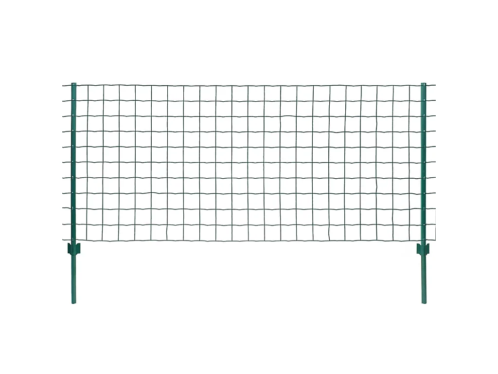 Euro Valla de acero verde 20x1,2 m ES449022