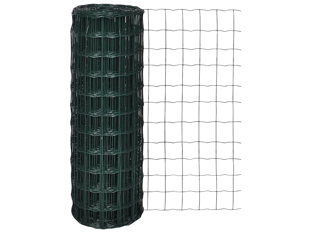 Clôture euro Acier 25 x 1,2 m Vert FR271413