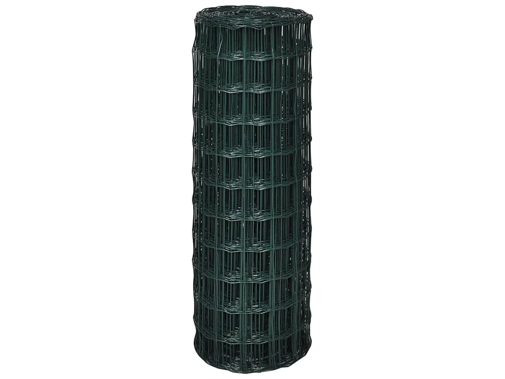 Clôture euro Acier 25 x 1,2 m Vert FR271413