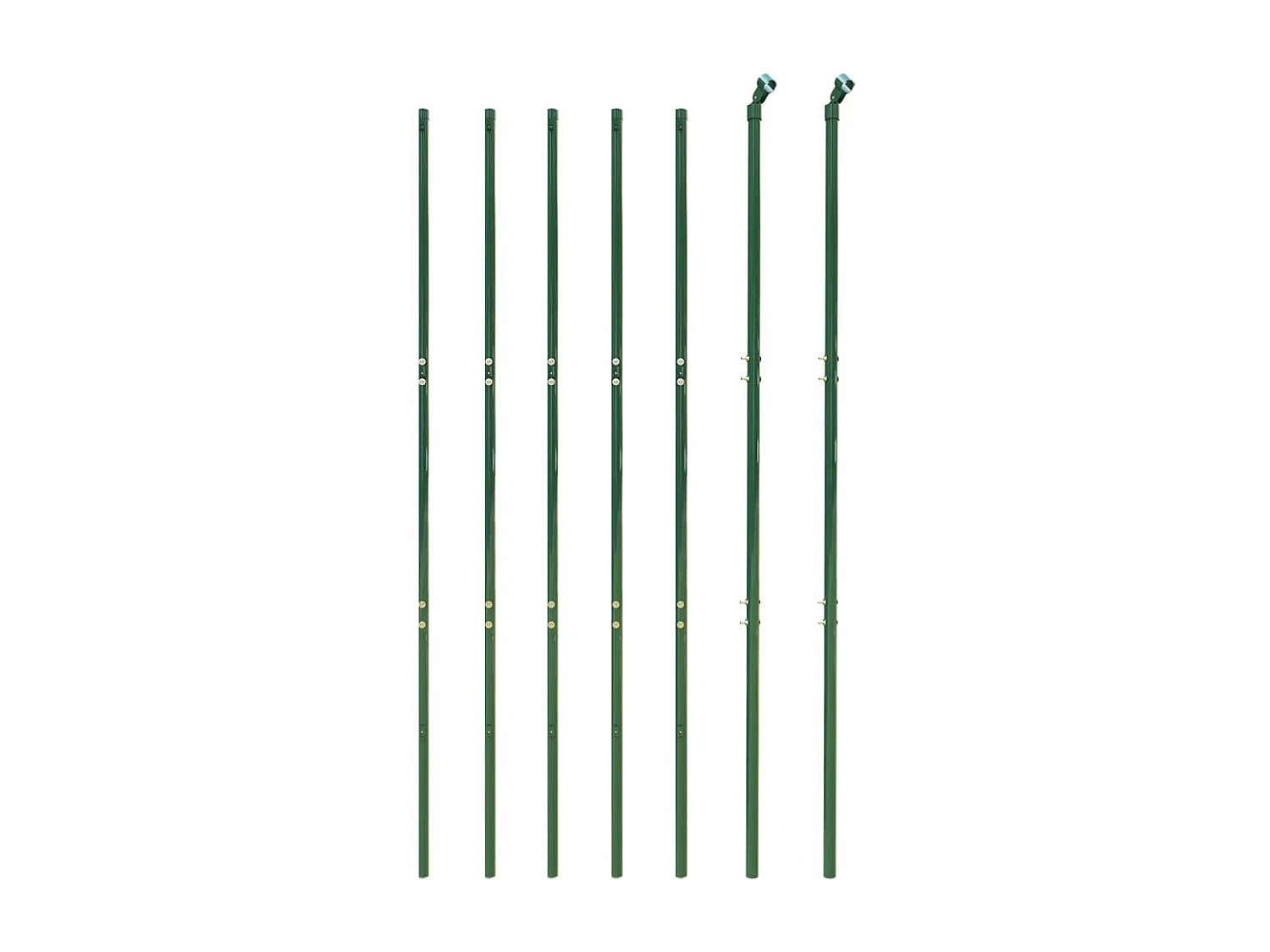 Cerca de alambre de acero galvanizado verde 2x10 m ES117083