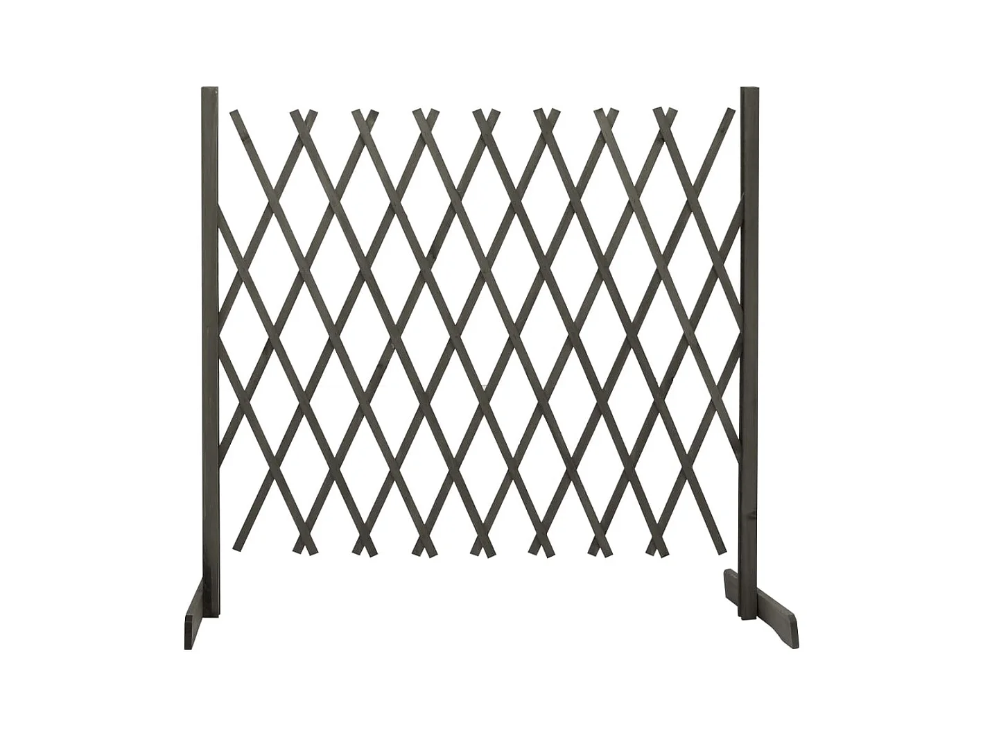 Clôture en treillis de jardin Gris 180x100 cm Bois de sapin FR326765