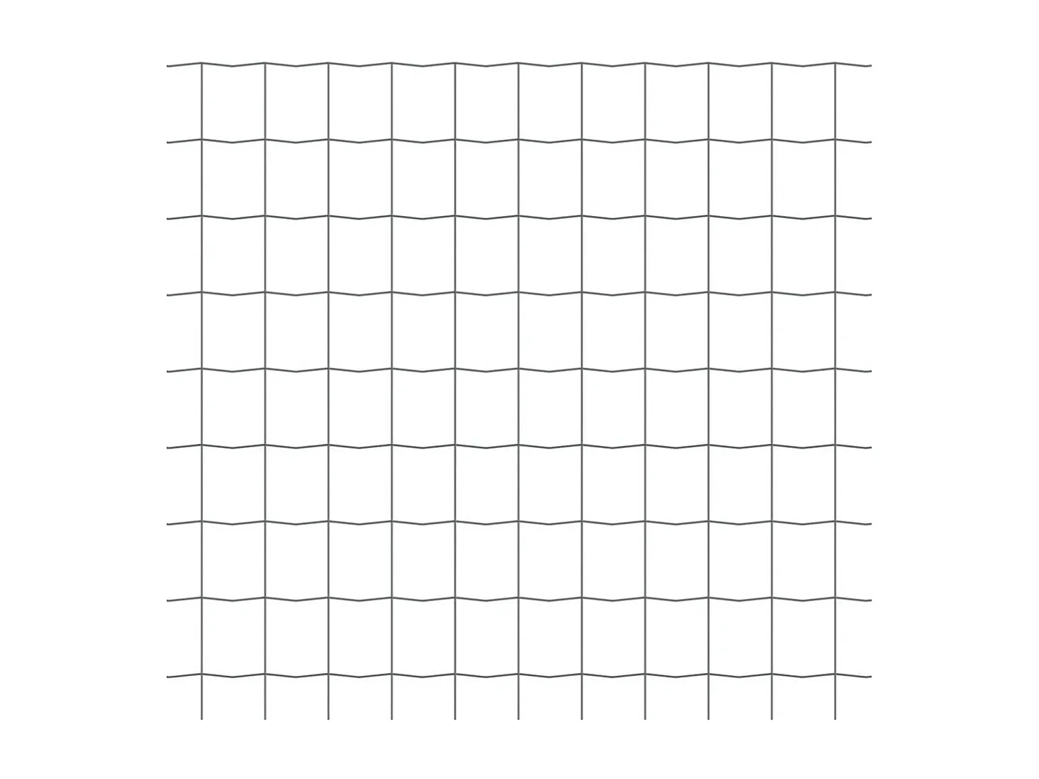 Euro Valla de acero gris 10x1 m ES881053