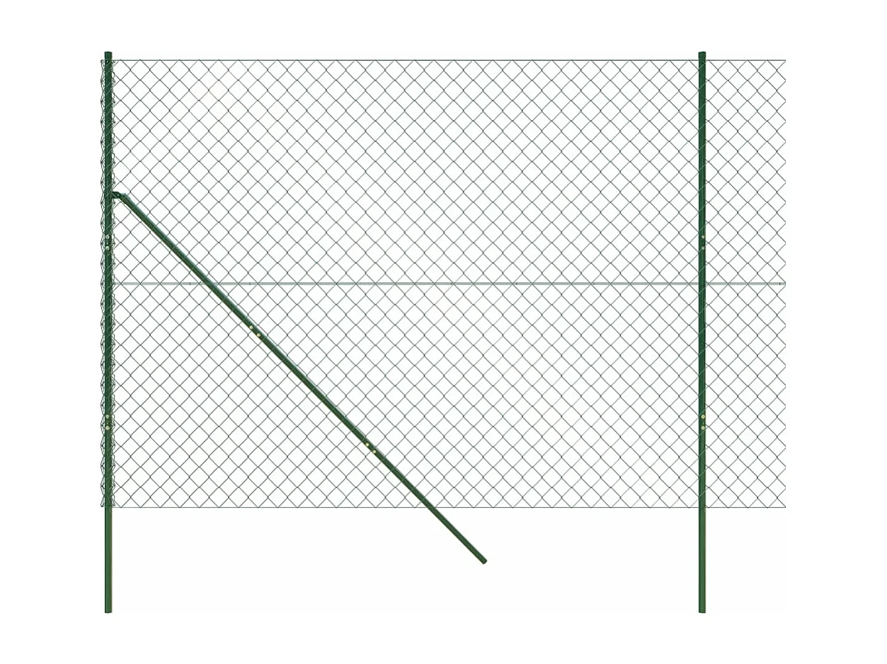 Cerca de alambre verde 1,4x25 m ES288722