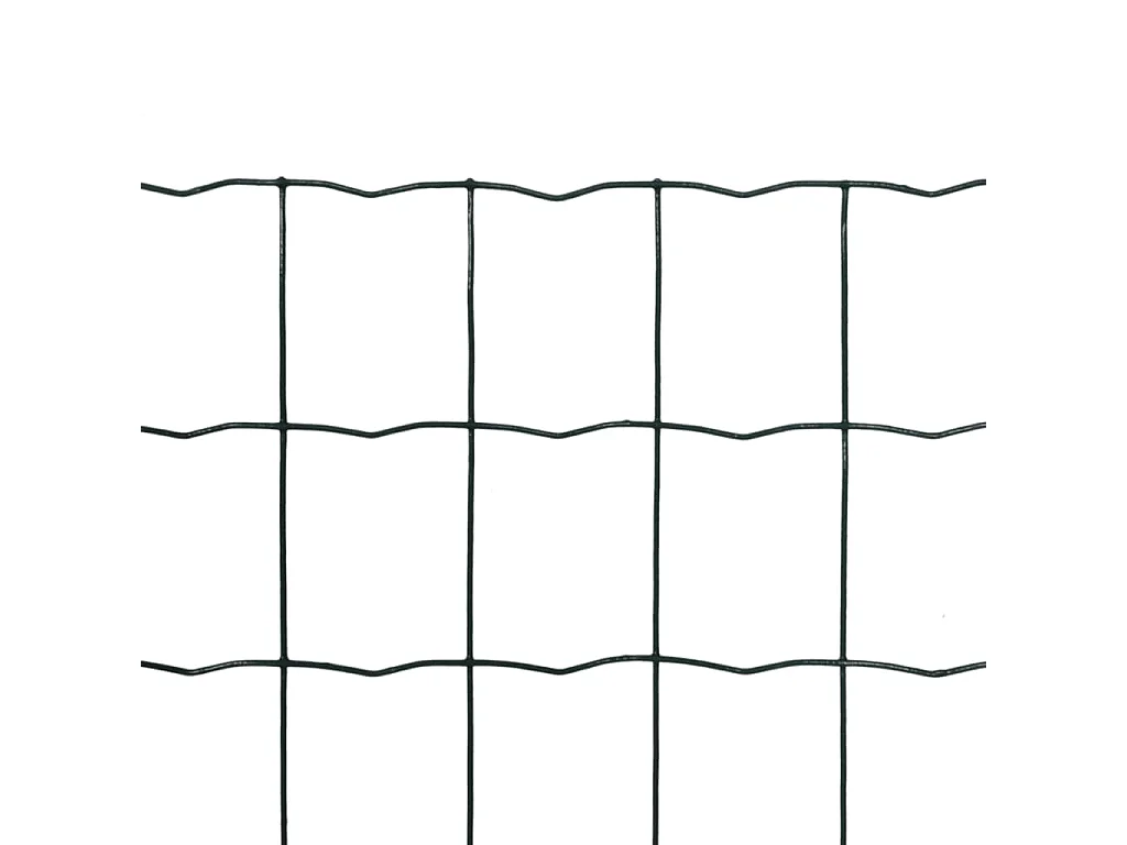 Set de euro valla acero verde 10x1 m ES355740
