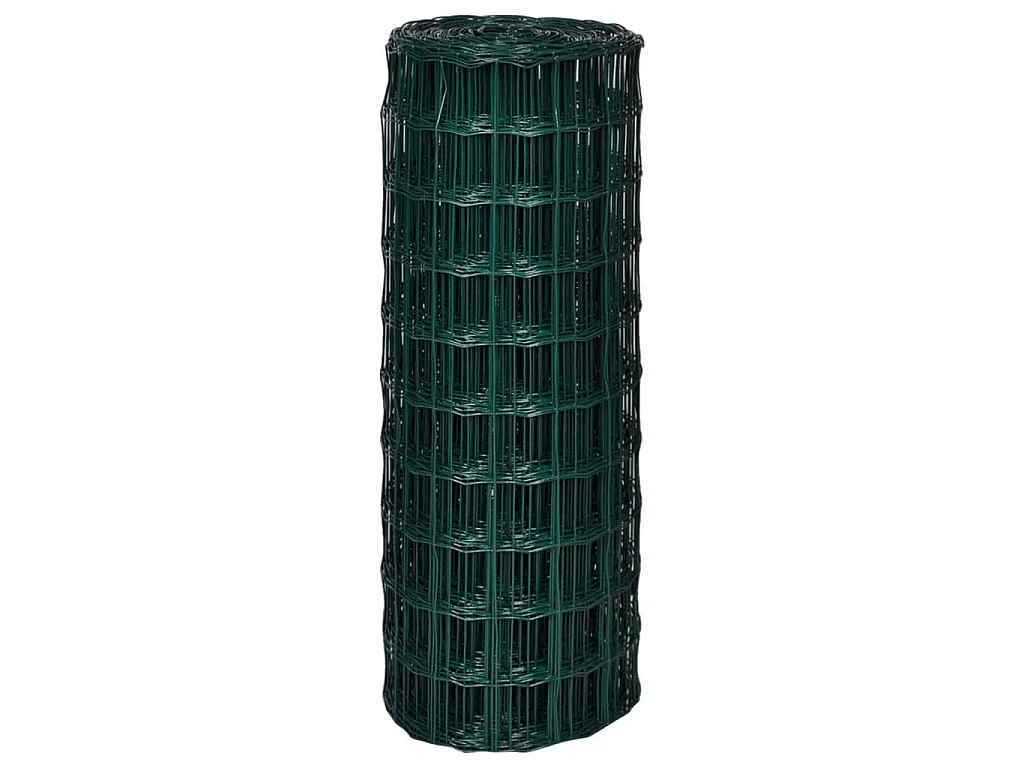 Set de euro valla acero verde 10x1 m ES355740