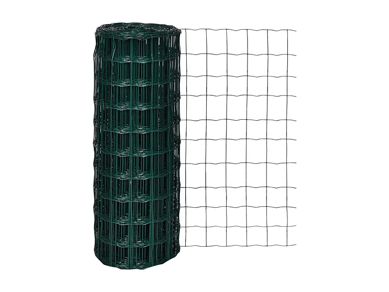 Clôture euro Acier 10 x 1,0 m Vert FR689791