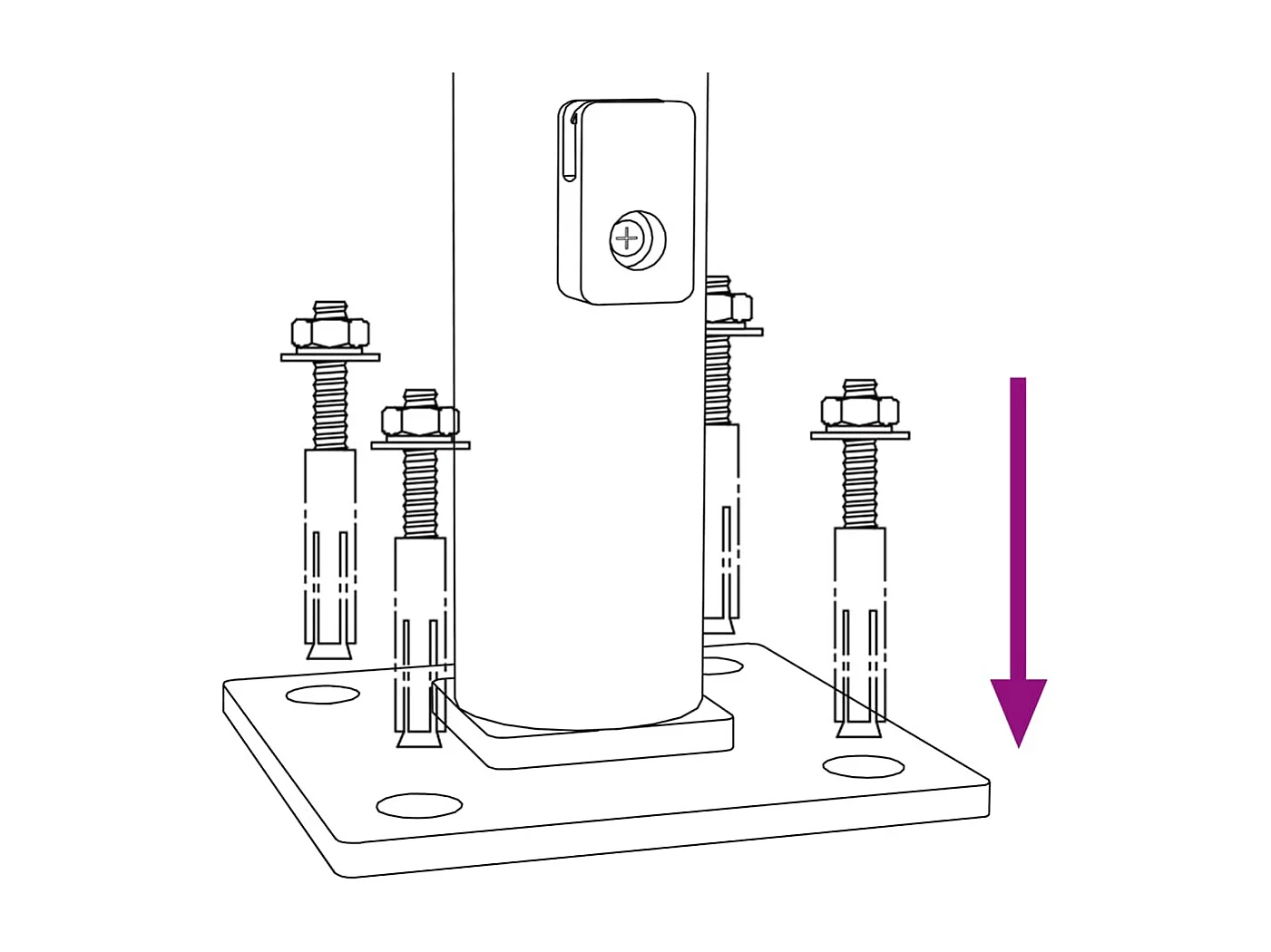 Cerca de malha de arame com flange 1,8x25 m antracite PT344796