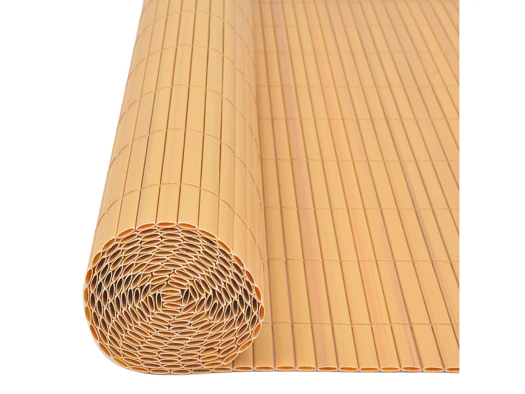 Valla de jardín de doble cara amarilla 90x300 cm ES522003