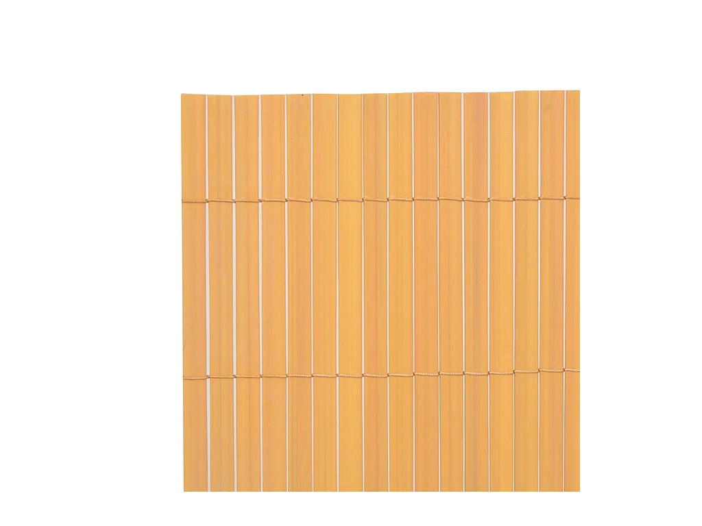 Clôture de jardin Double face PVC 90 x 300 cm Jaune FR753336