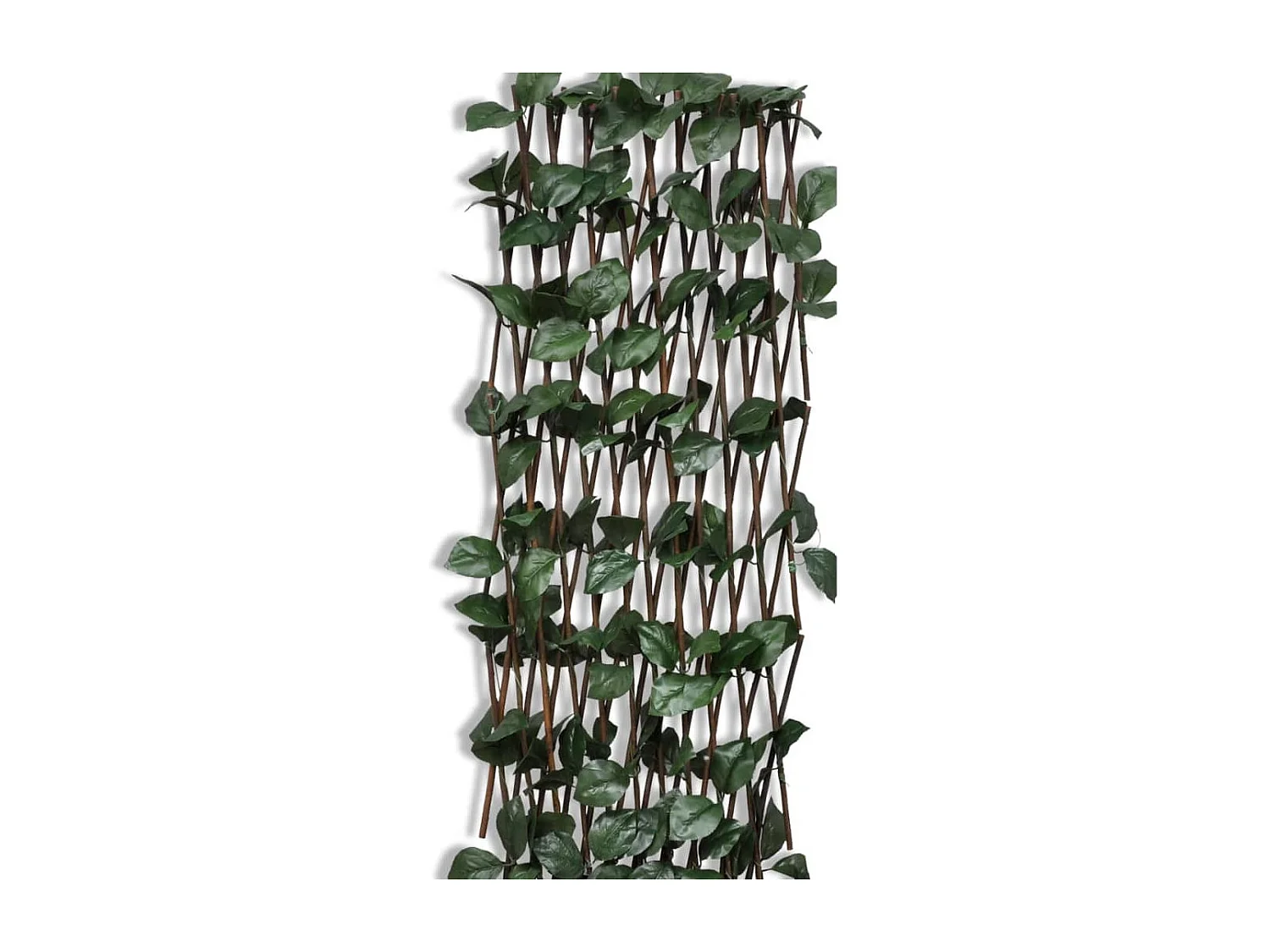 Cerca em treliça salgueiro c/ folhas artificiais 5 pcs 180x90cm PT421723