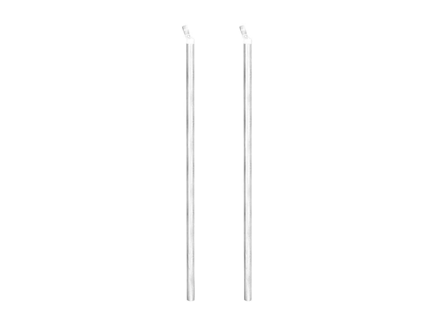 Valla metálica con estacas postes acero galvanizado 25x1,25 m ES490994