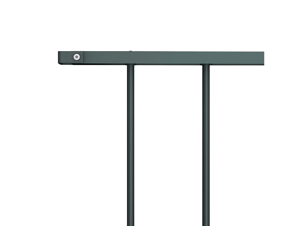 Panneau de clôture Acier enduit de poudre 1,7x1,25 m Anthracite FR582746