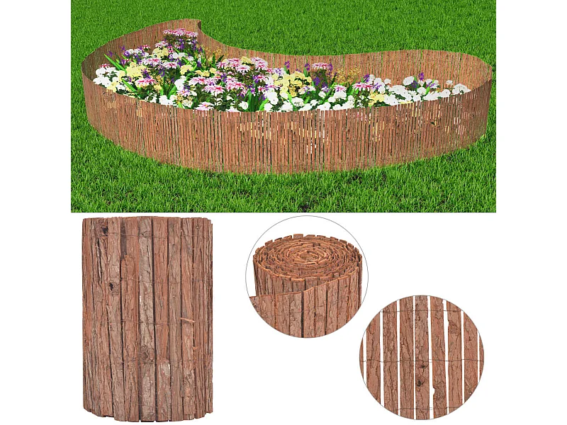 Clôture Écorce 1000 x 50 cm FR748800