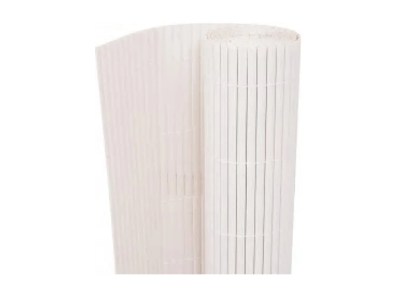 Cerca de jardim dupla face 90x400 cm branco PT418213