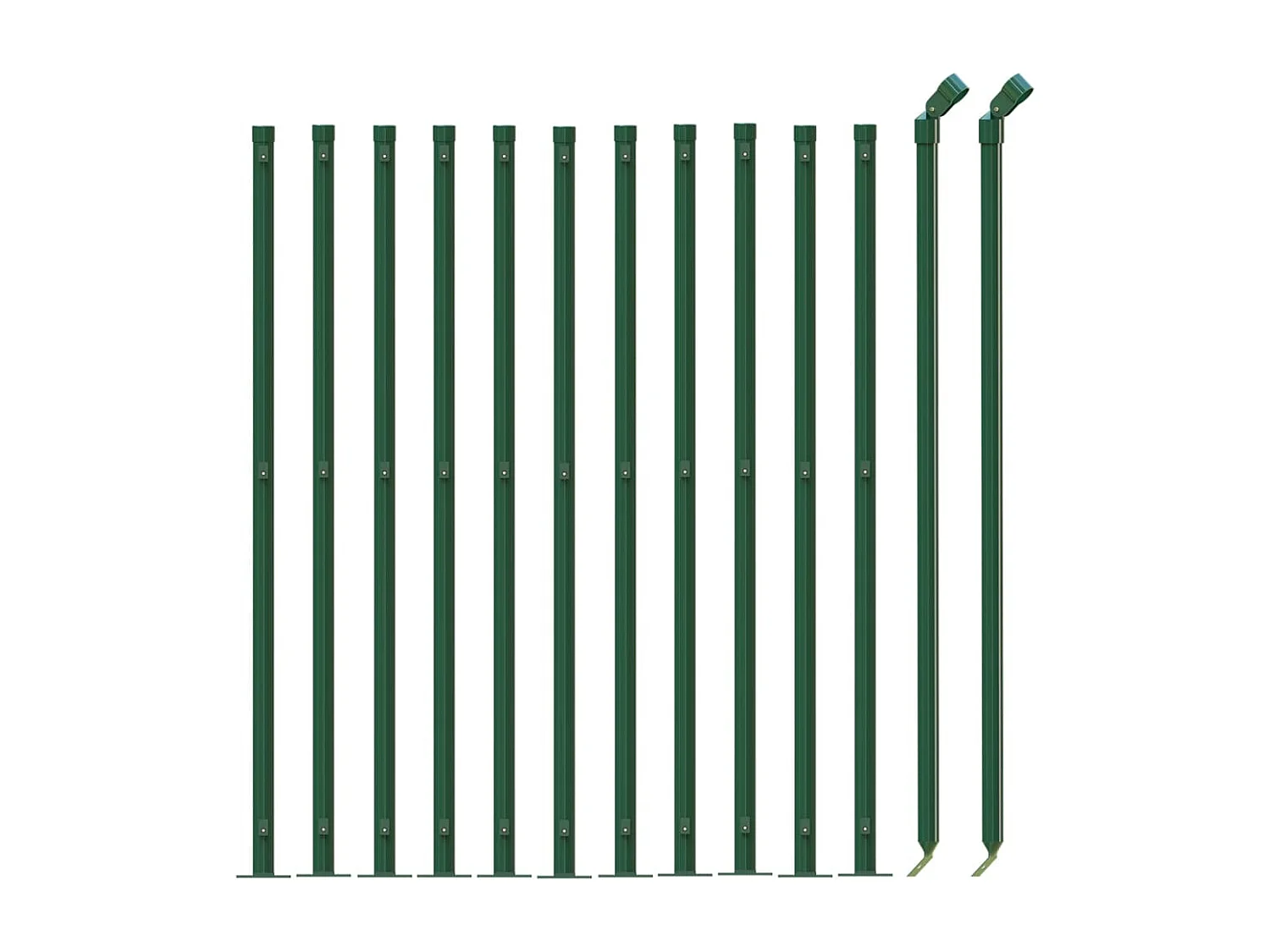 Cerca de alambre con brida verde 1x25 m ES142042