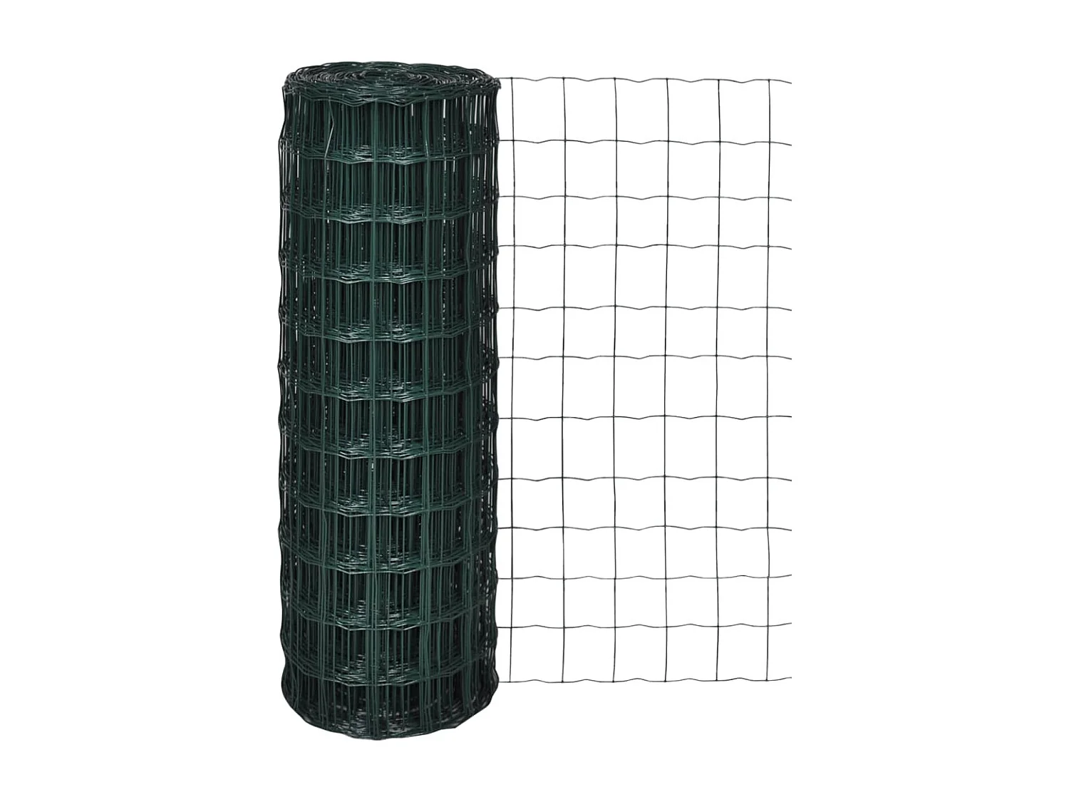 Clôture euro Acier 25 x 0,8 m Vert FR911470