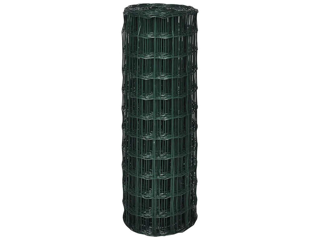 Set de euro valla acero verde 25x0,8 m ES181334