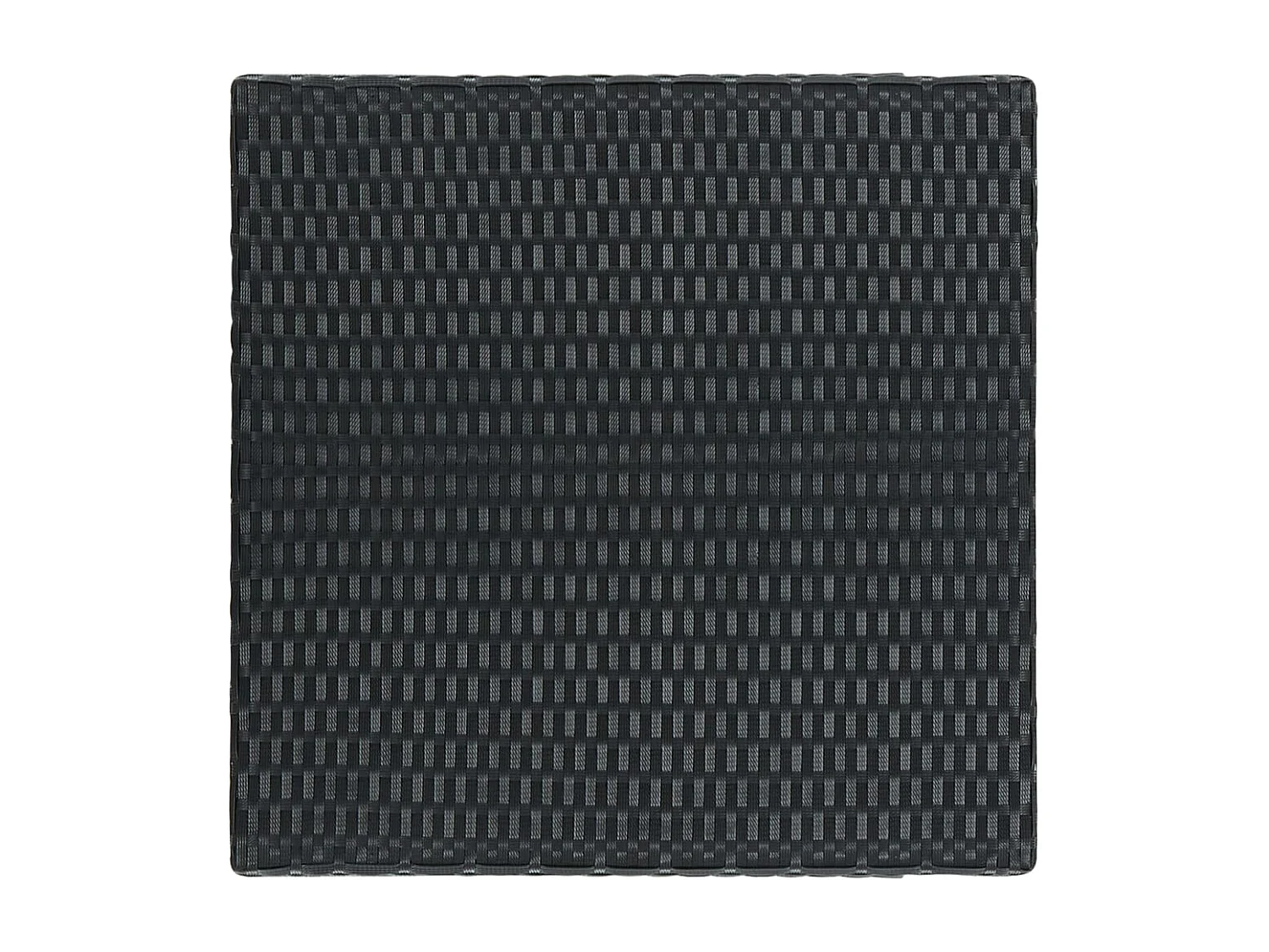 Meuble de bar de jardin 3 pcs et coussins Résine tressée Noir FR85816