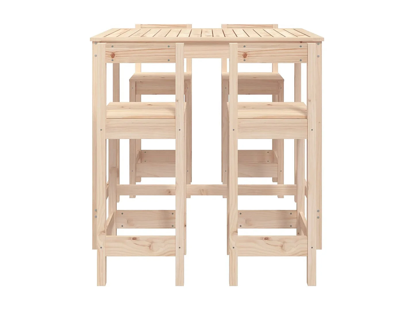 Meuble de bar de jardin 5 pcs bois de pin massif FR32007