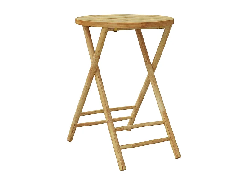 Tuintafel inklapbaar Ø 55x75 cm bamboe BE853418