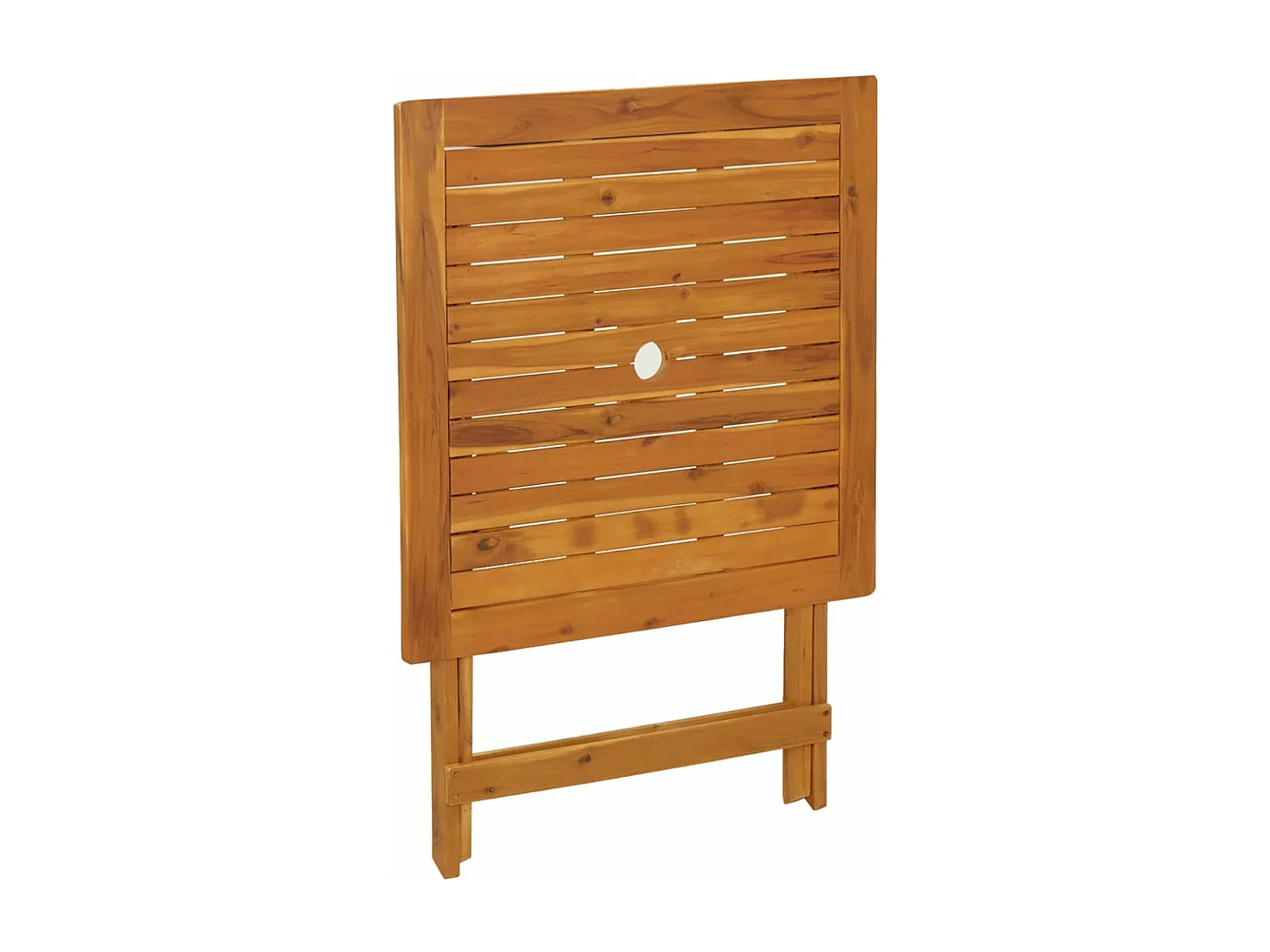 Table pliable de jardin 70x70x75 cm Bois d'acacia massif FR441741