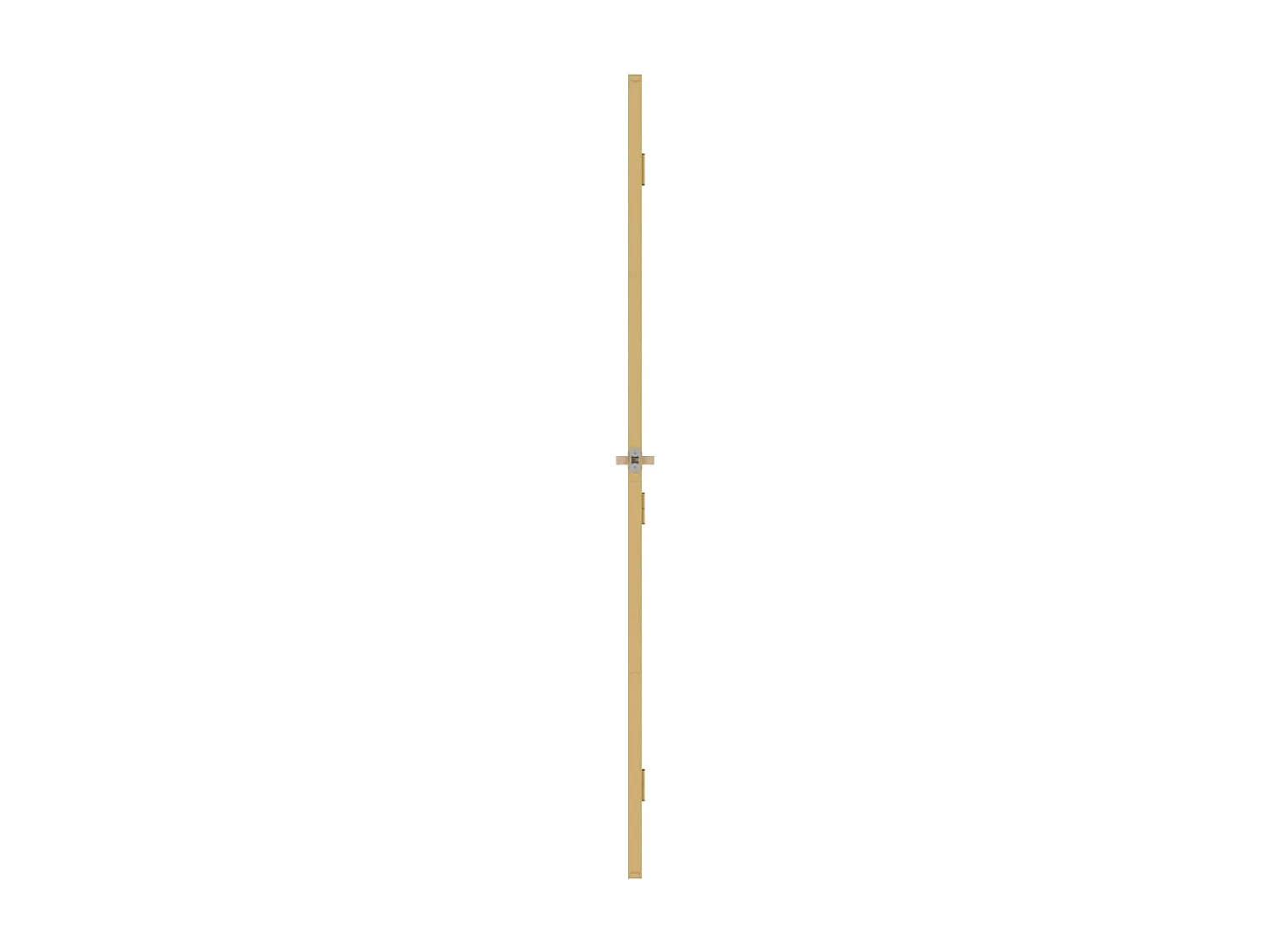 Porte intérieure mince doré verre trempé aluminium FR683932