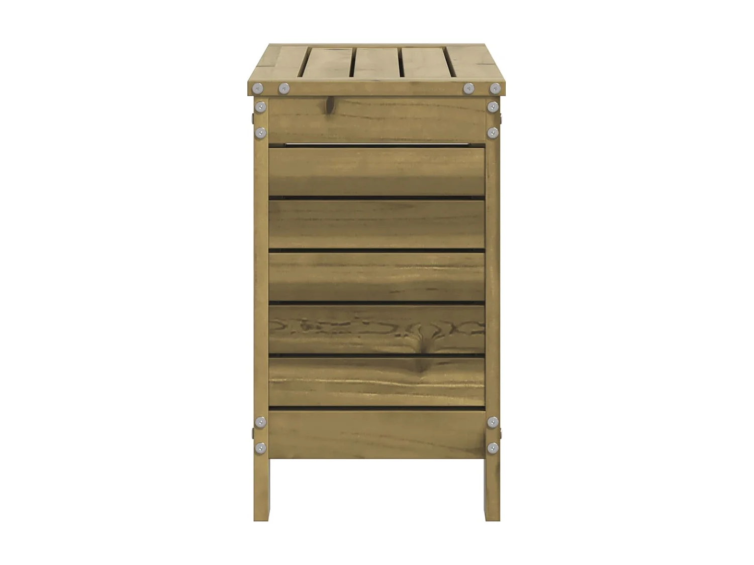 Repose-pied de jardin 62x31,5x52 cm bois de pin imprégné FR393410
