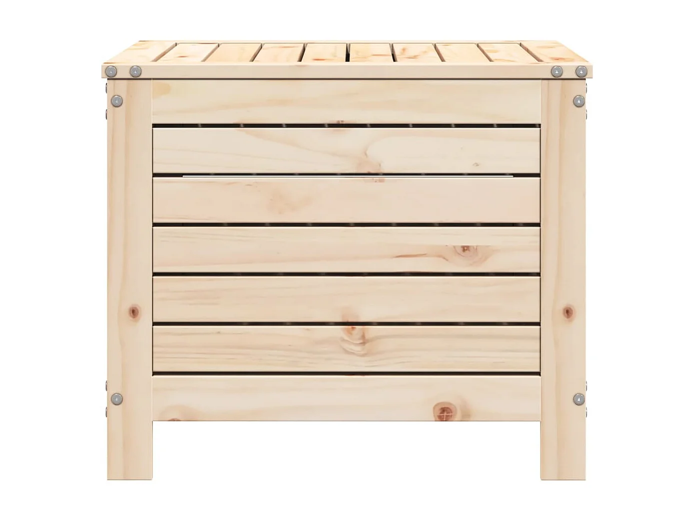 Repose-pied de jardin 62x63,5x53,5 cm bois de pin massif FR501869