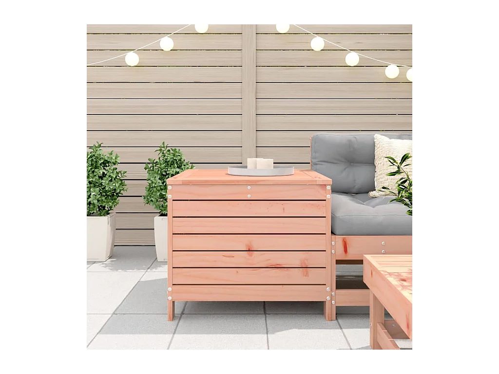 Repose-pied de jardin 62x63,5x53,5 cm bois massif de douglas FR835851