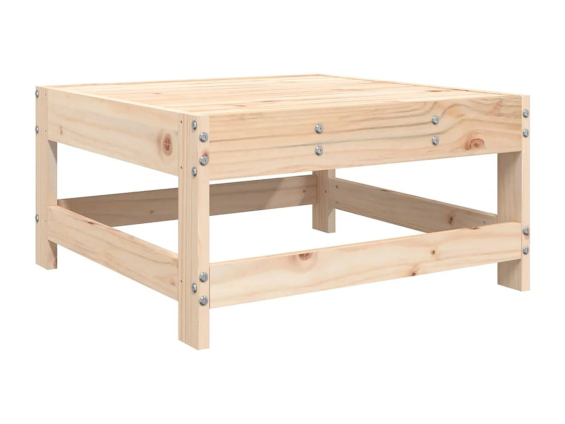 Taburete de jardín madera maciza de pino ES623279