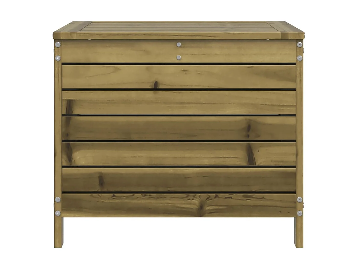 Apoio de pés para jardim 62x63,5x53,5cm pinho maciço impregnado PT414788