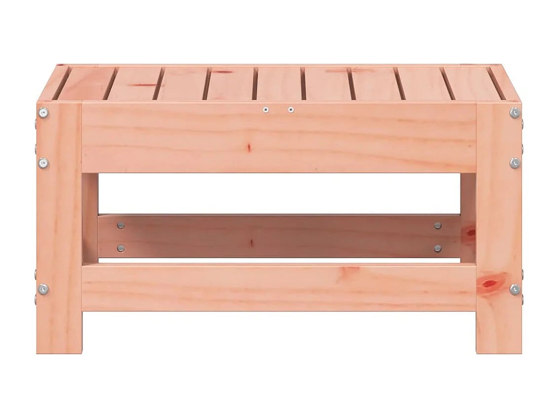 Repose-pied de jardin 62x30x32 cm bois massif de douglas FR921861