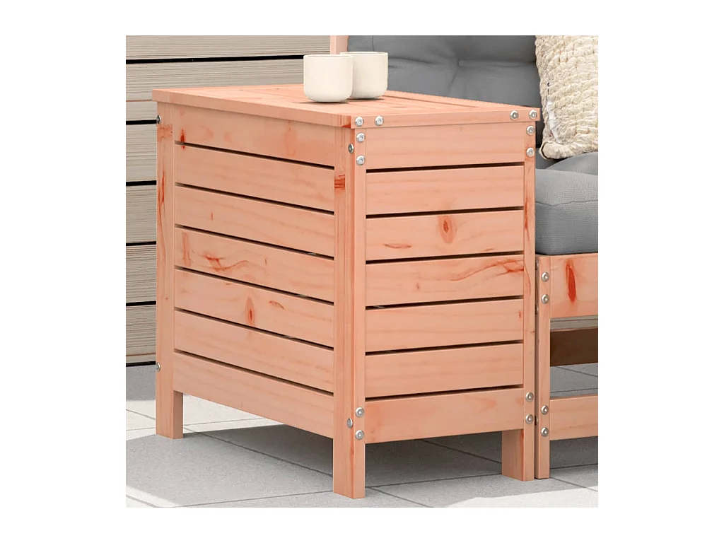 Repose-pied de jardin 62x31,5x52 cm bois massif de douglas FR634748