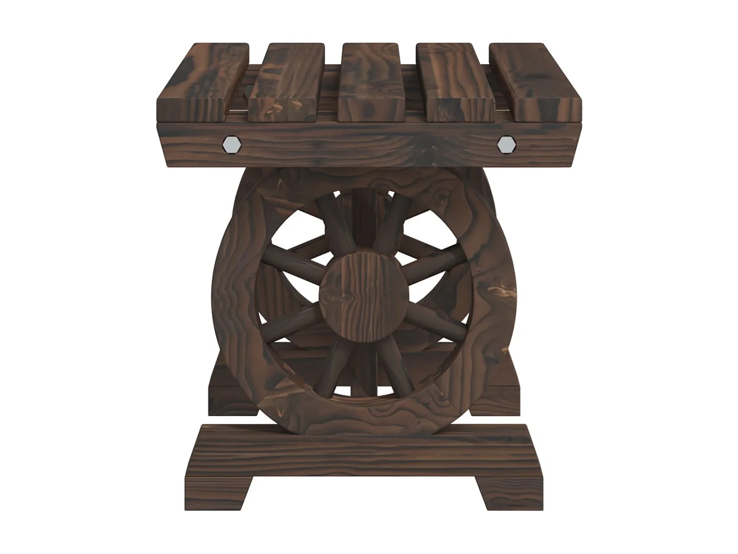 Repose-pied de jardin 40x36,5x38,5 cm bois massif sapin FR534410