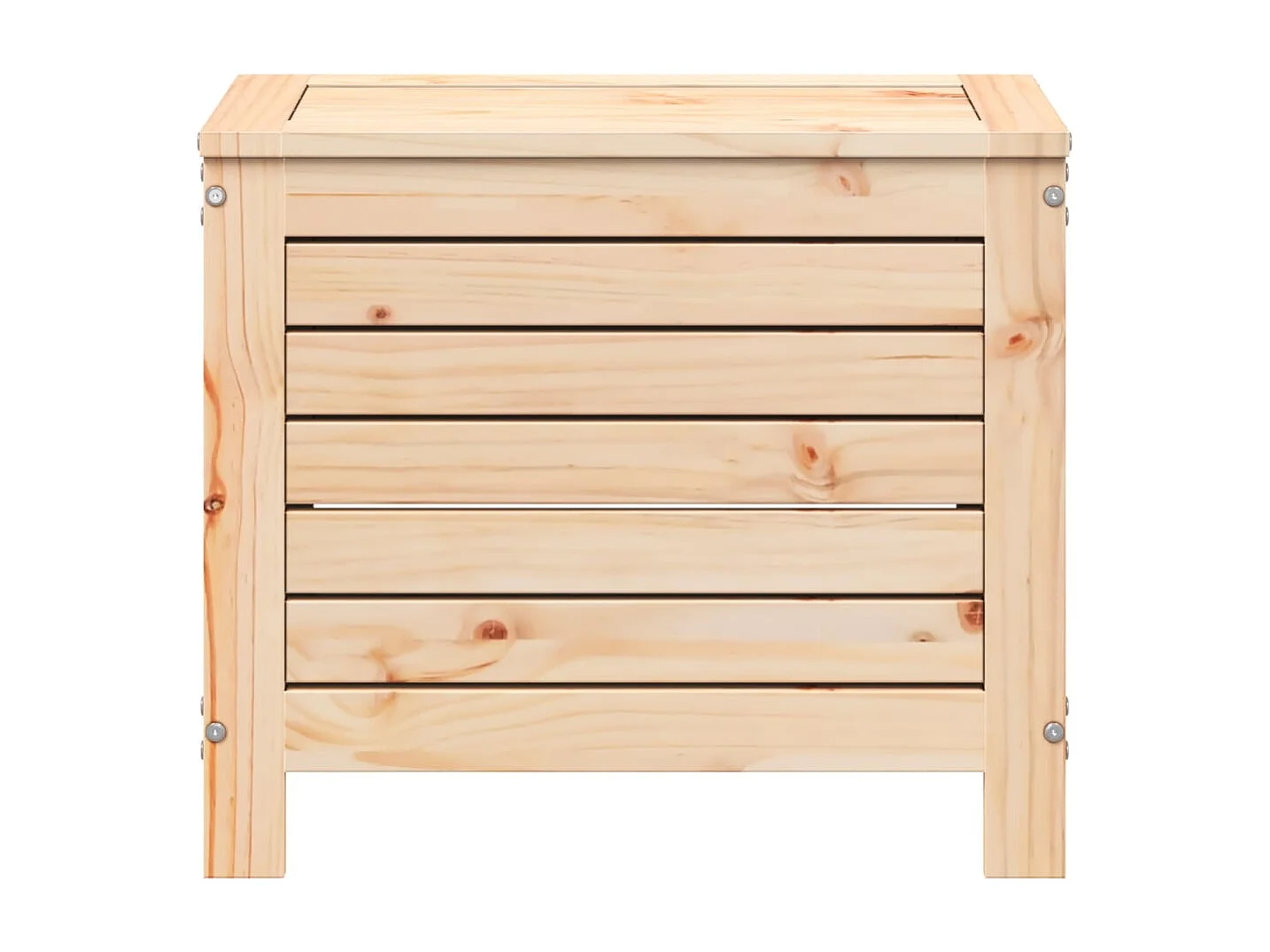 Repose-pied de jardin 62x31,5x52 cm bois de pin massif FR238929