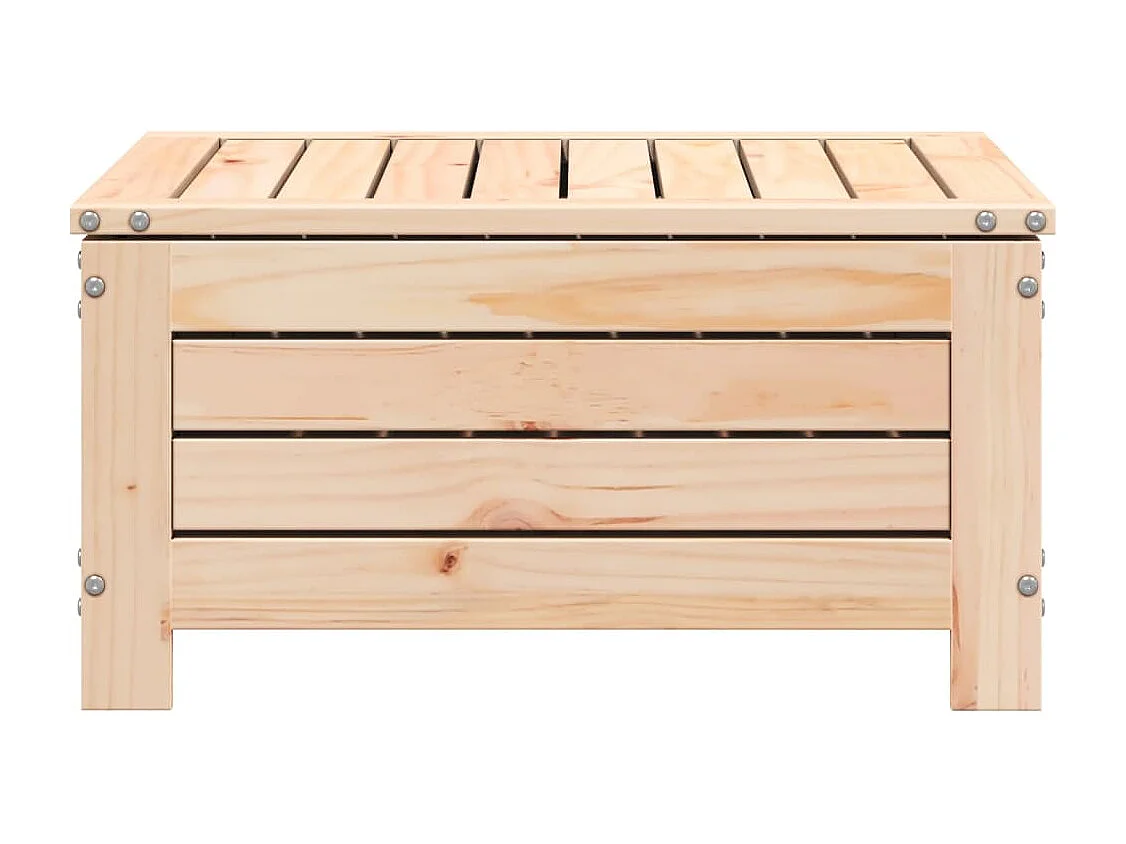 Apoio de pés p/ jardim c/ almofadão pinho maciço PT901259