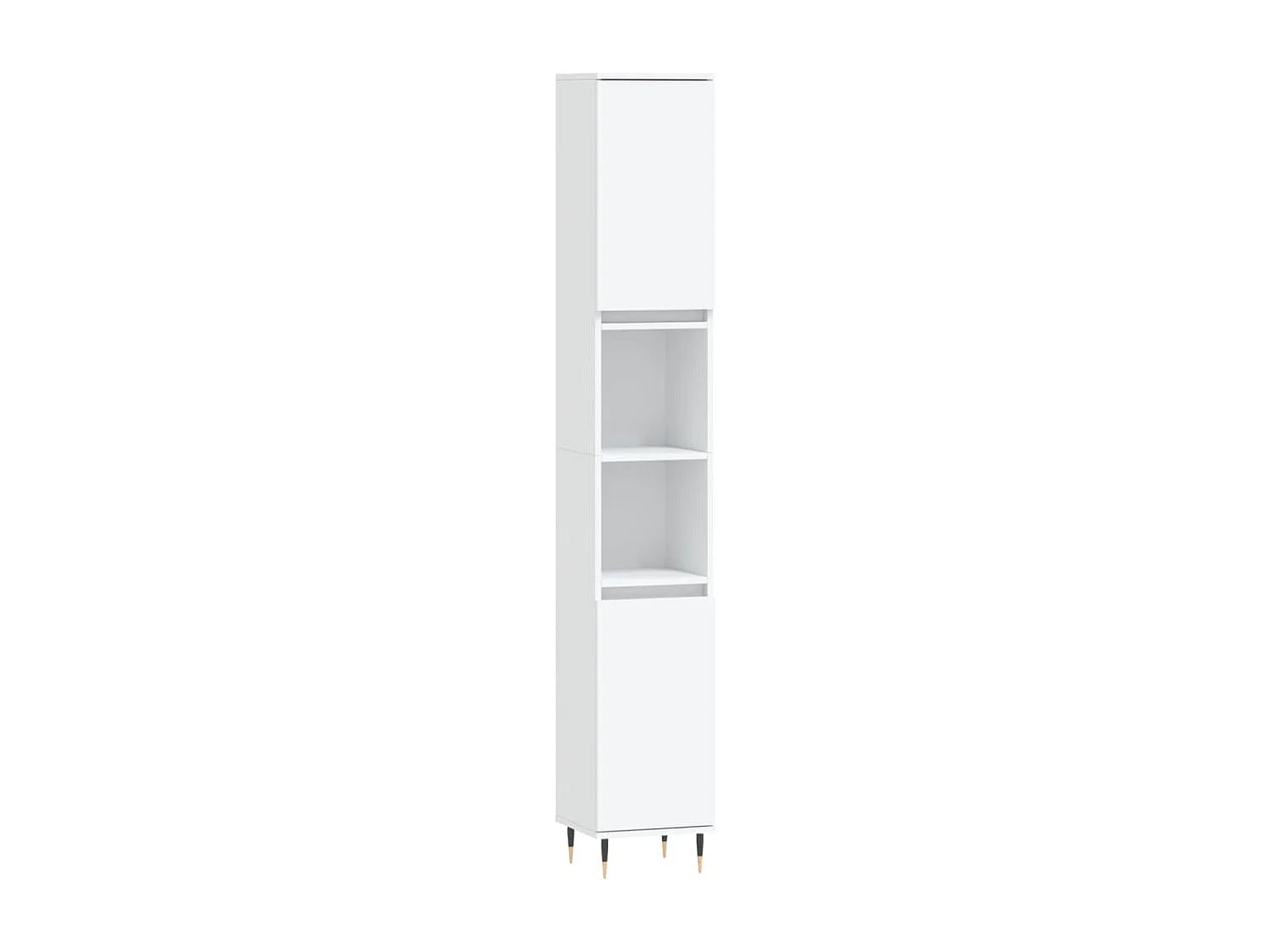 Juego de muebles de baño 3 pzas madera contrachapada blanco ES904033